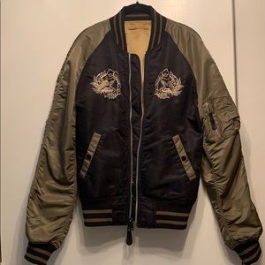 Rare Alpha Industries bomber jacket “japan” medium